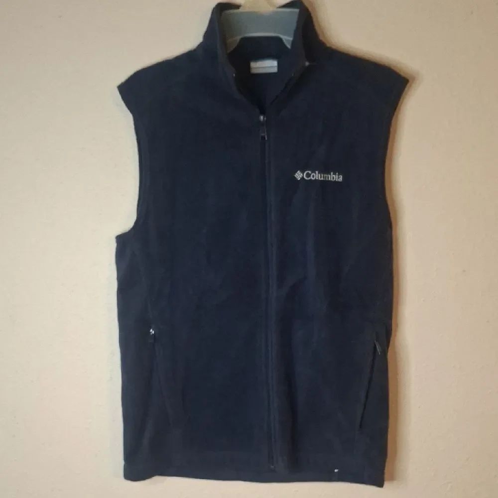 Columbia Navy Blue Fleece Vest size small